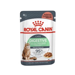Royal Canin Digestive Care Gravy - Пълноценна мокра храна в пауч за котки над 12 месеца за подпомагане здравословното храносмилане