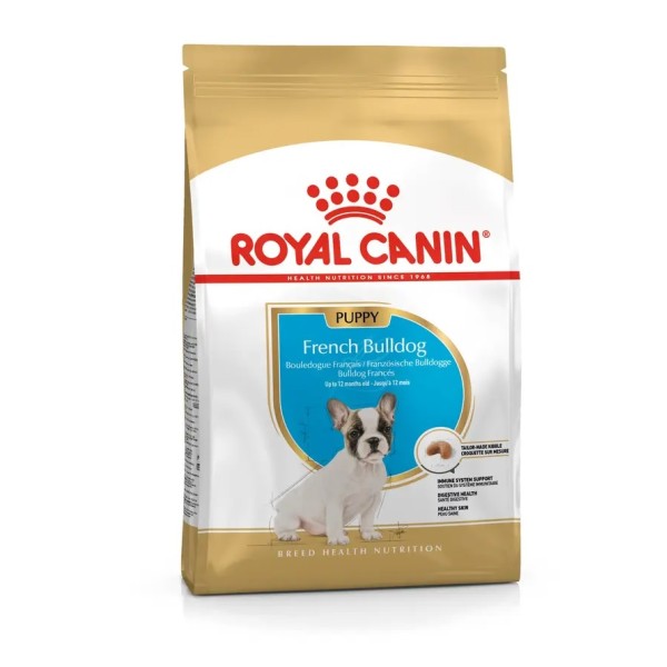 Royal Canin French Bulldog Puppy - Суха храна за подрастващи кучета от порода френски булдог от 2- до 12-месечна възраст