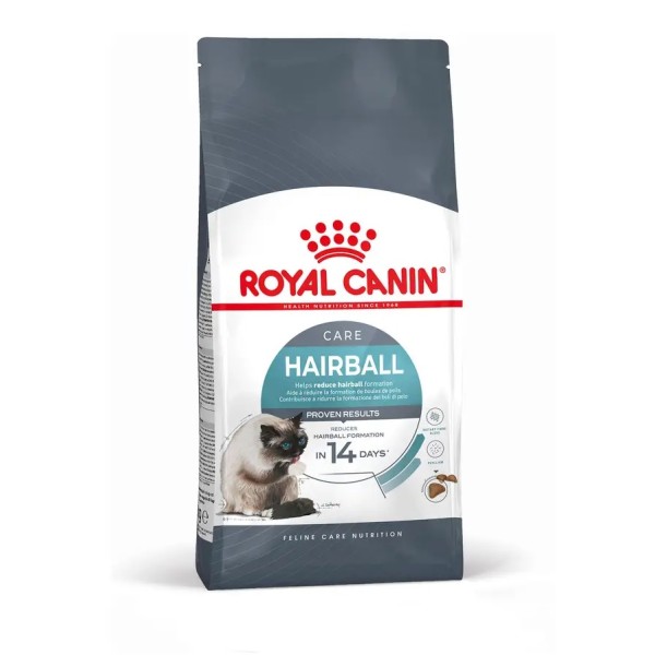 Royal Canin Hairball Care - Пълноценна суха храна за котки над 12 месеца за намаляване образуването на космени топки