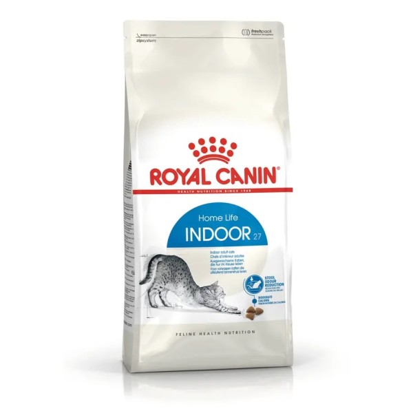 Royal Canin Cat Indoor 27 - Пълноценна суха храна за котки в зряла възраст от 1 до 7 години, живеещи на закрито