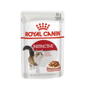 Royal Canin Cat Instinctive in Gravy - Пълноценна мокра храна за котки със сос в пауч