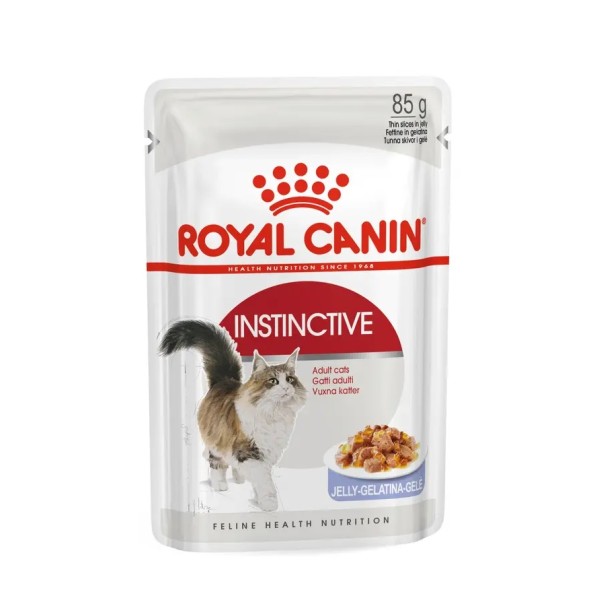 Royal Canin Cat Instinctive in Jelly - Пълноценна мокра храна с желе в пауч за котки в зряла възраст