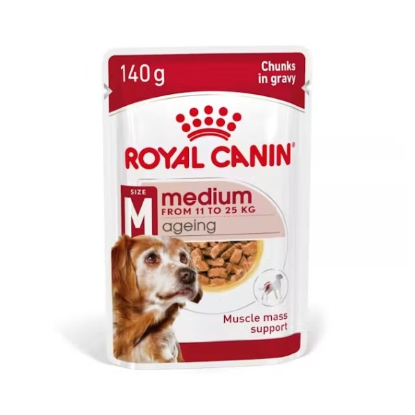 Royal Canin Dog Medium Ageing 10+ - Паучове за възрастни кучета от средни породи над 10г