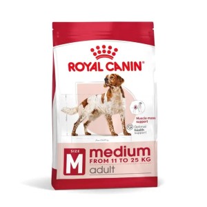 Royal Canin Dog Adult Medium - Пълноценна суха храна за кучета от средни породи от 1 до 7 години