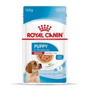 Royal Canin Puppy Medium Pouch - Паучове за малки кученца от средни породи 10х140гр