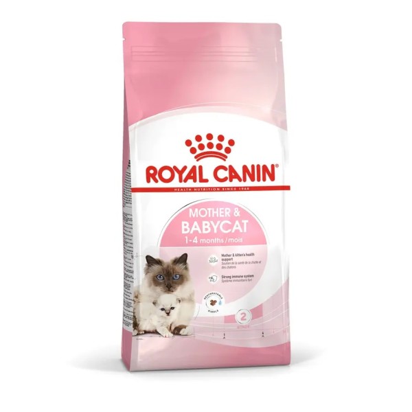 Royal Canin Mother and Babycat - Суха храна за бременни и кърмещи котки и подрастващи котенца от 1 до 4 месеца