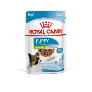 Royal Canin X-small Puppy Pouch - Пълноценна мокра храна за подрастващи кучета от миниатюрни породи до 10 месеца