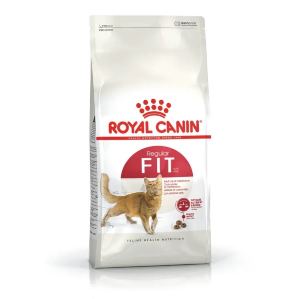 Royal Canin Cat Fit 32 - Пълноценна суха храна за котки в зряла възраст с умерена физическа активност
