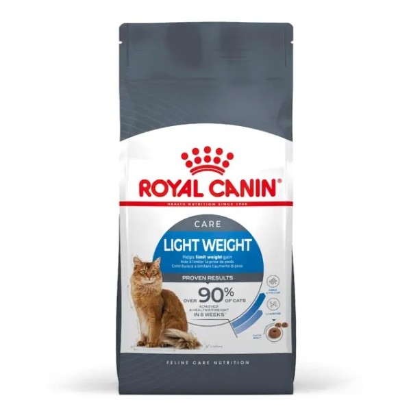 Royal Canin Cat Light Weight - Пълноценна суха храна за котки за предотратяване натрупването на наднормено тегло