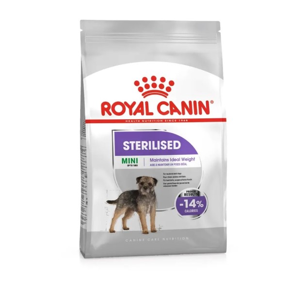 Royal Canin Sterilised Dog Mini - Пълноценна суха храна за кастрирани кучета от дребни породи