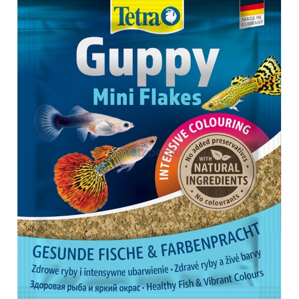 Sachet Tetra Guppy - Храна на люспи за риби Гупи - 12 гр