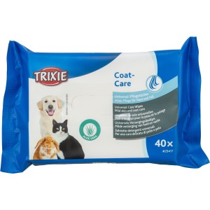 Trixie - Универсални мокри кърпички с алое вера - 40 бр