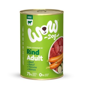 WOW Dog Beef with Carrots and Courgette - Консерва за кучета с говеждо, моркови и тиквички