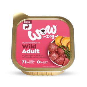 WOW Dog Venison with Sea weed and Sweet Potato - Пастет за кучета с еленско, водорасли и сладък картоф